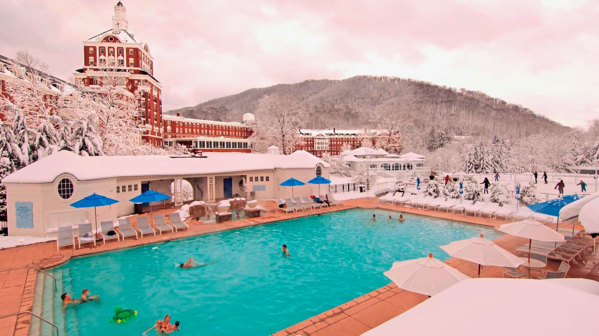 Allegheny Springs Winter, The Spa at Omni Homestead Resort, Spas of America