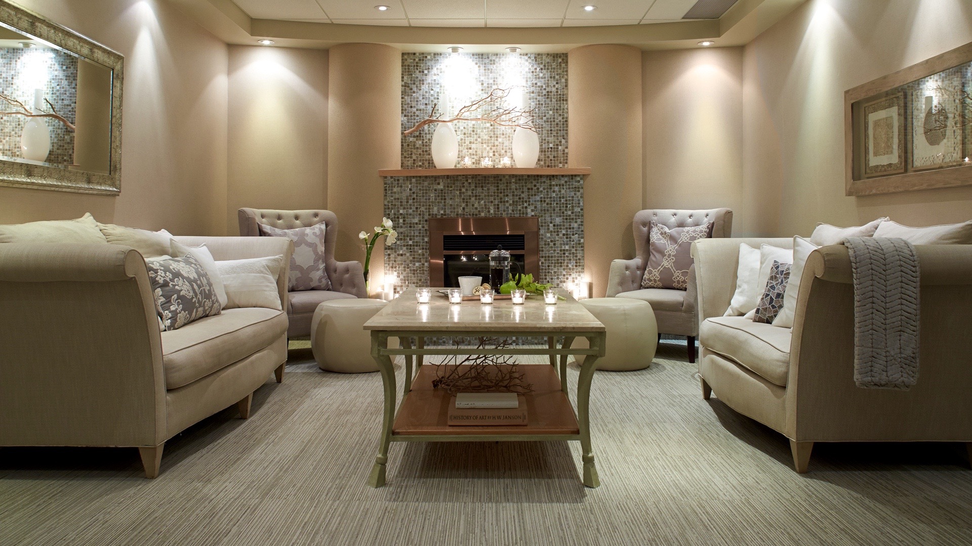 Relxation Room, Lobby, The Spa at White Oaks, Spas of America